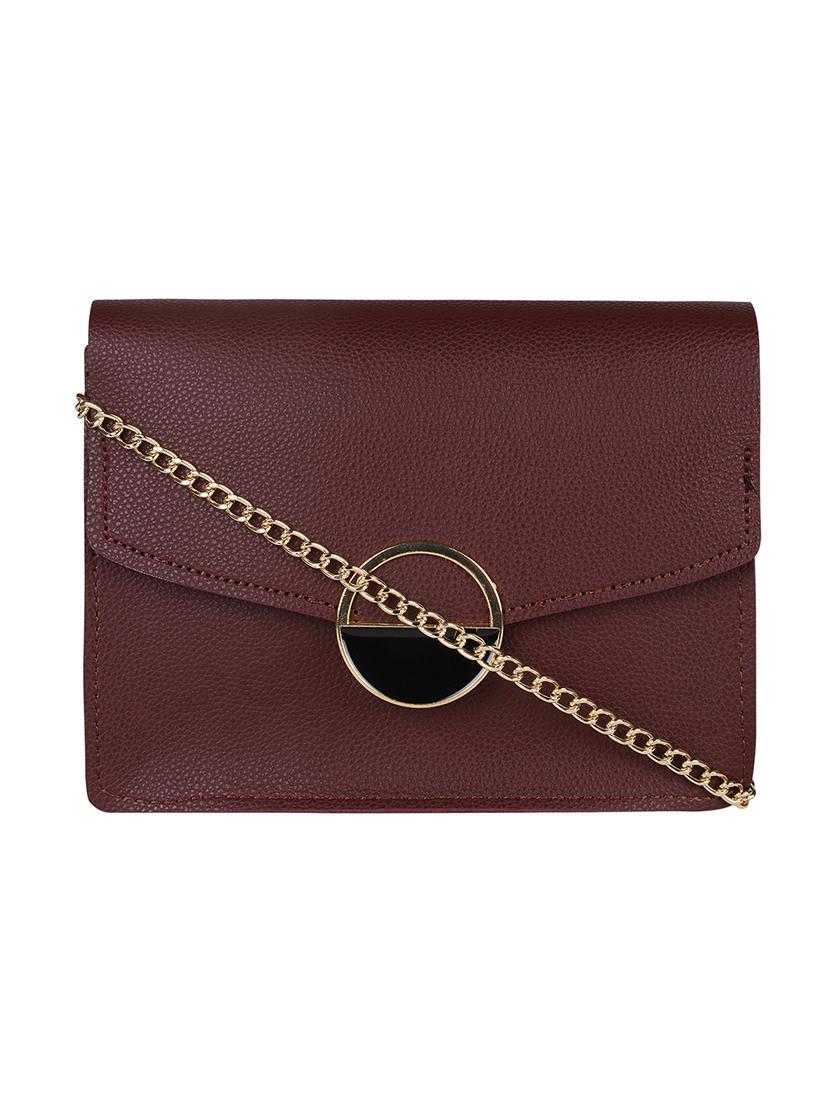 wine leatherette (pu) sling bag - 18219516 - Zoom Image - 0