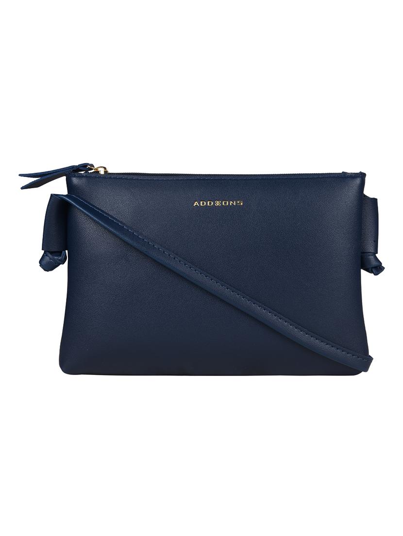 navy blue solid regular sling bag - 18219520 - Zoom Image - 0