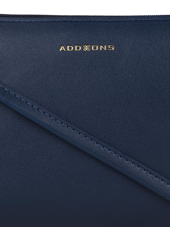 navy blue solid regular sling bag - 18219520 - Standard Image - 3
