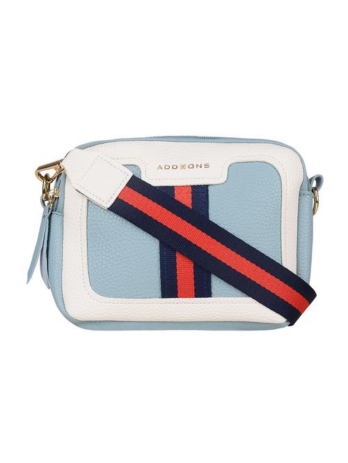 blue leatherette (pu) sling bag - 18219524 -  Standard Image - 0