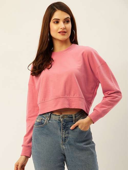 women's plain sweatshirt - 18221207 - Standard Image - 0