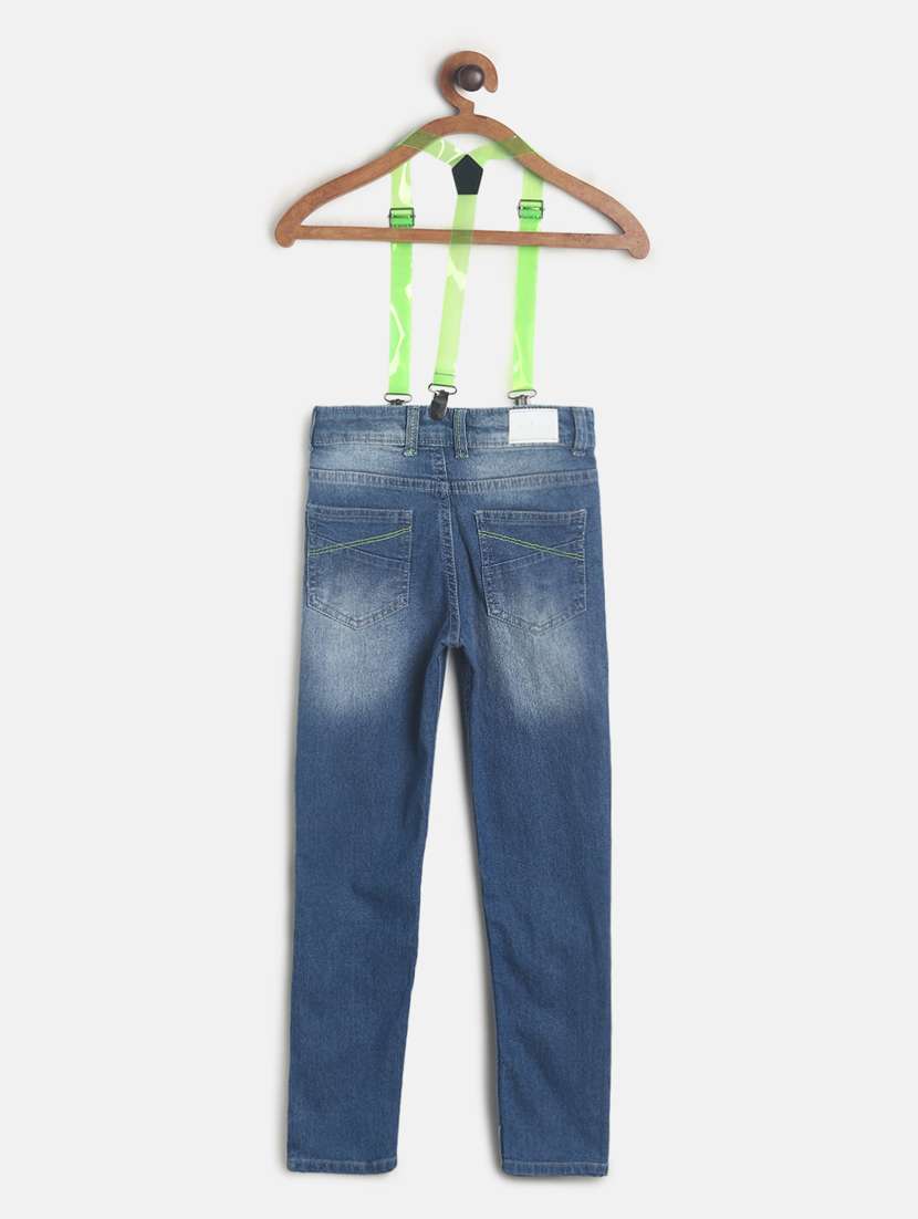 boy's plain slim fit jeans