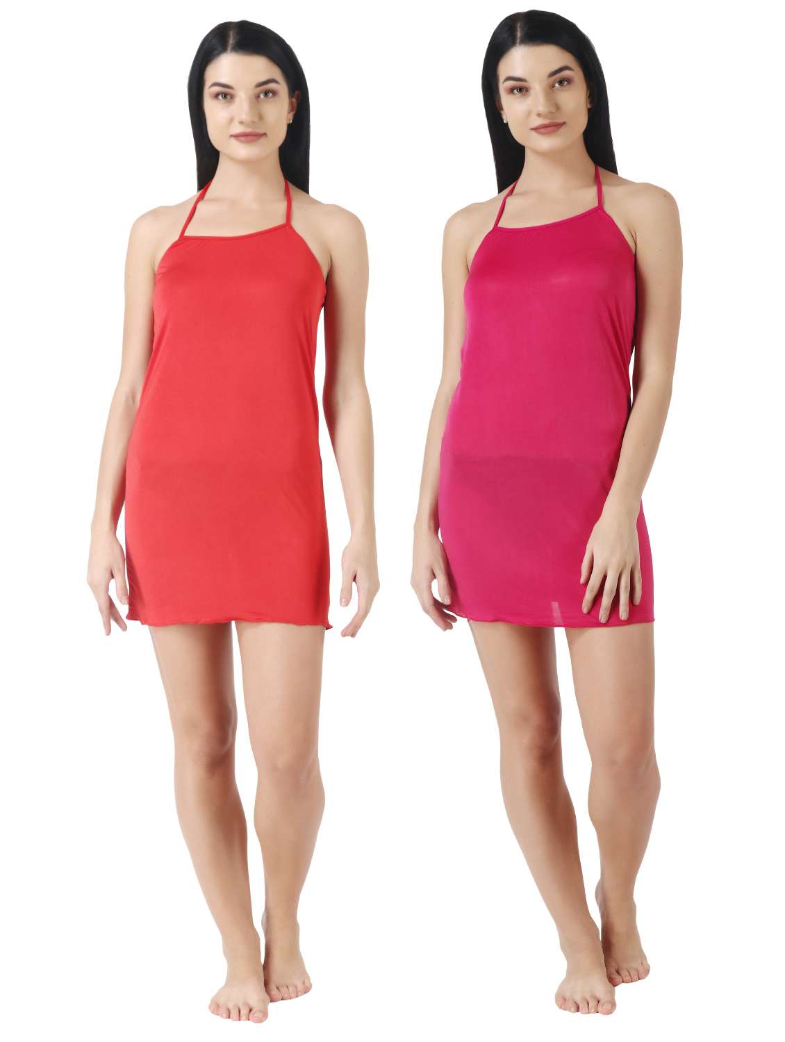 multi colored solid babydoll - 18223448 - Zoom Image - 0