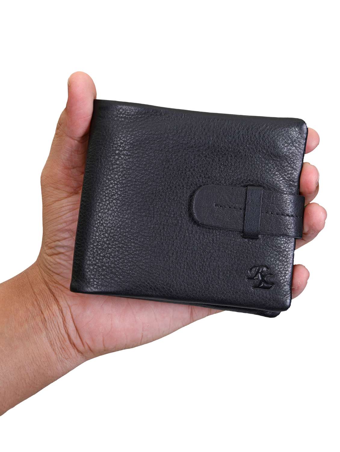 black leather wallet - 18224387 -  Standard Image - 3