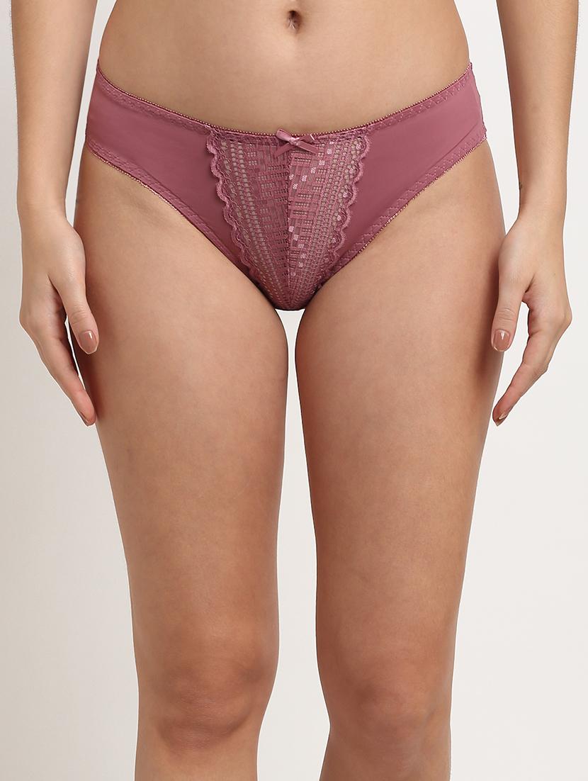brown solid bikini panty - 18225085 - Zoom Image - 0