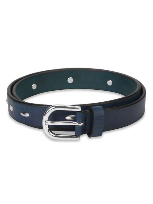 blue leather belt - 18226006 -  Standard Image - 0