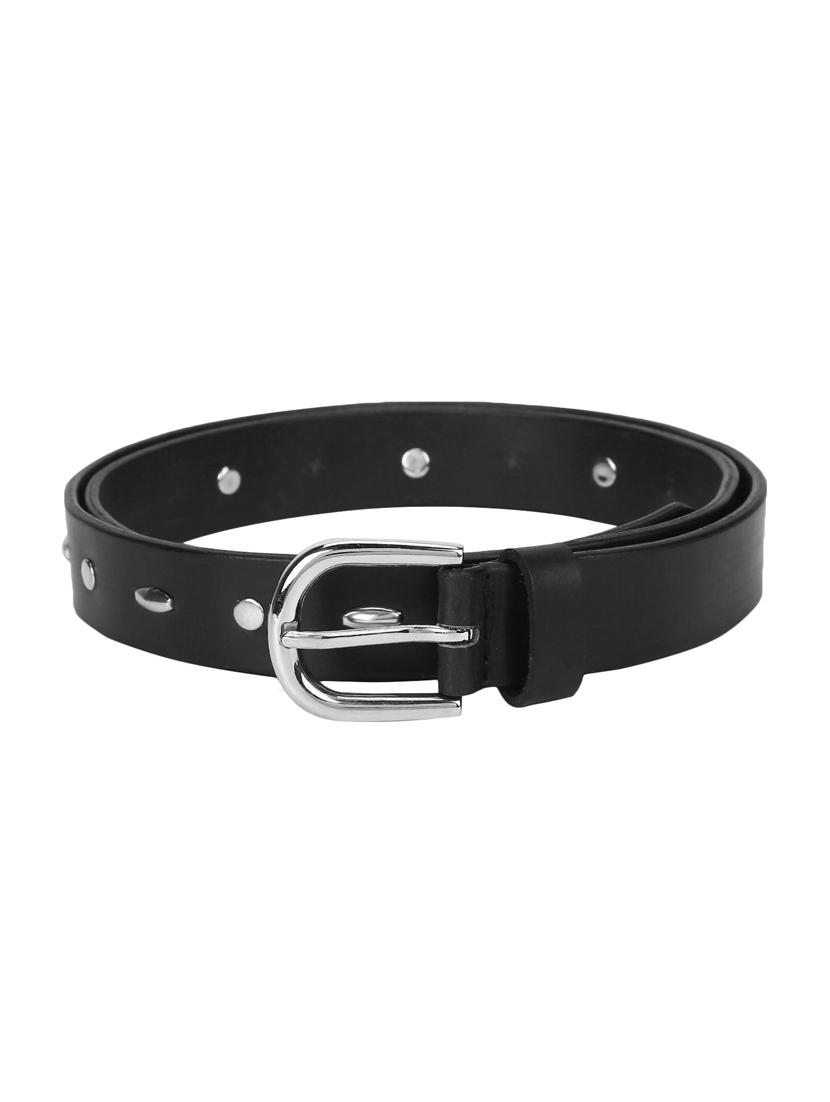 black leather belt - 18226007 - Zoom Image - 0