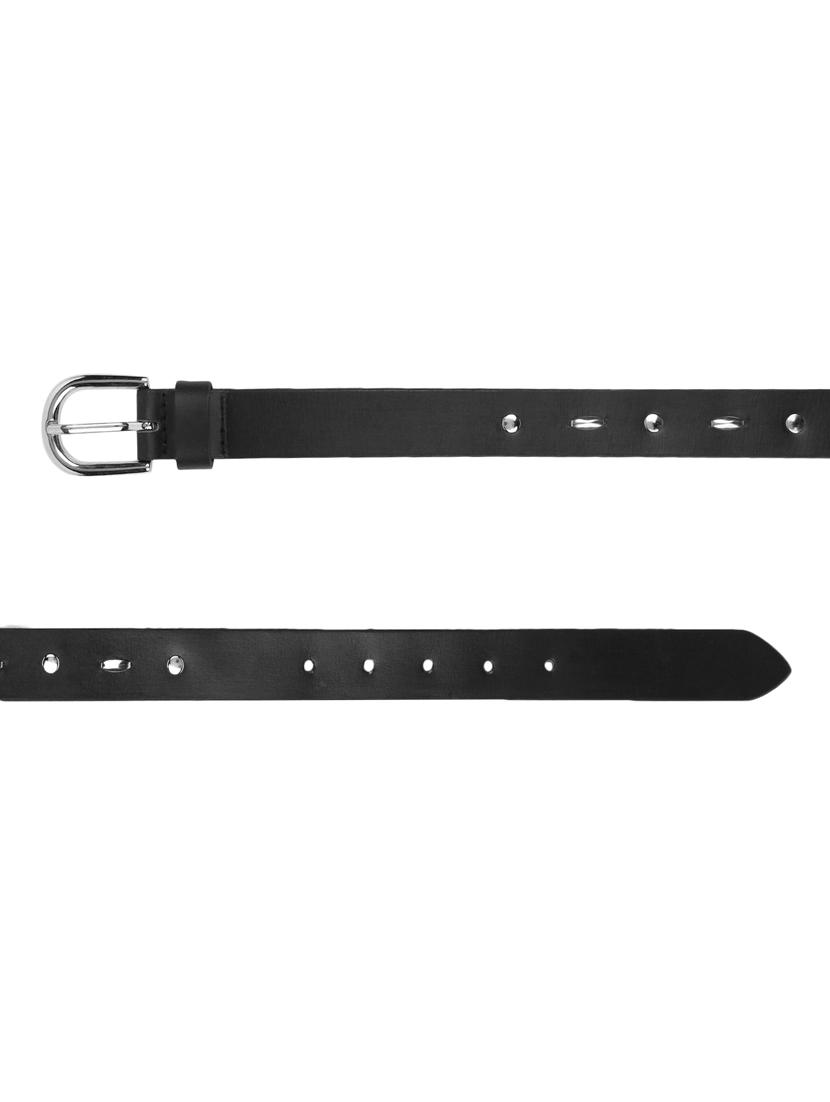 black leather belt - 18226007 - Standard Image - 3