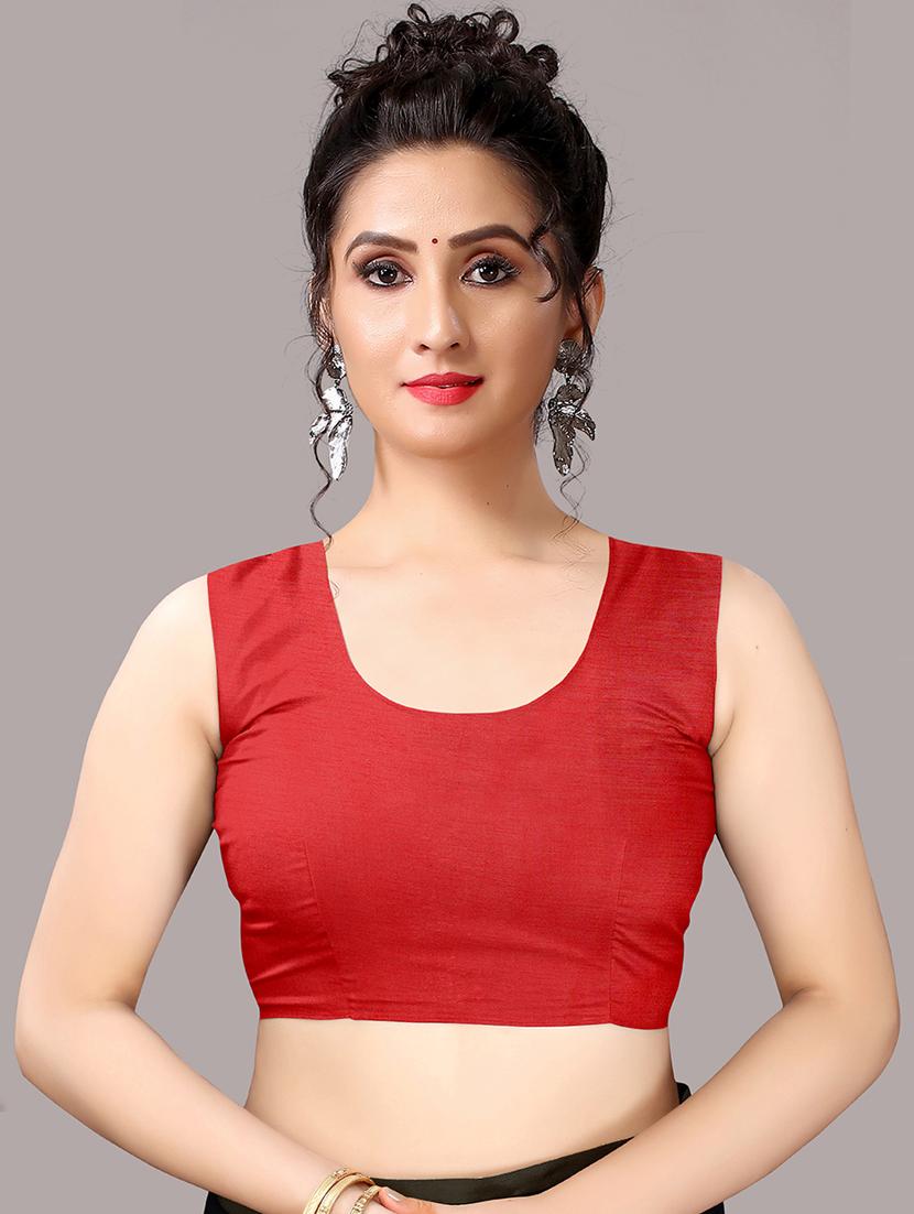 orange chiffon printed saree with blouse - 18226305 - Standard Image - 5