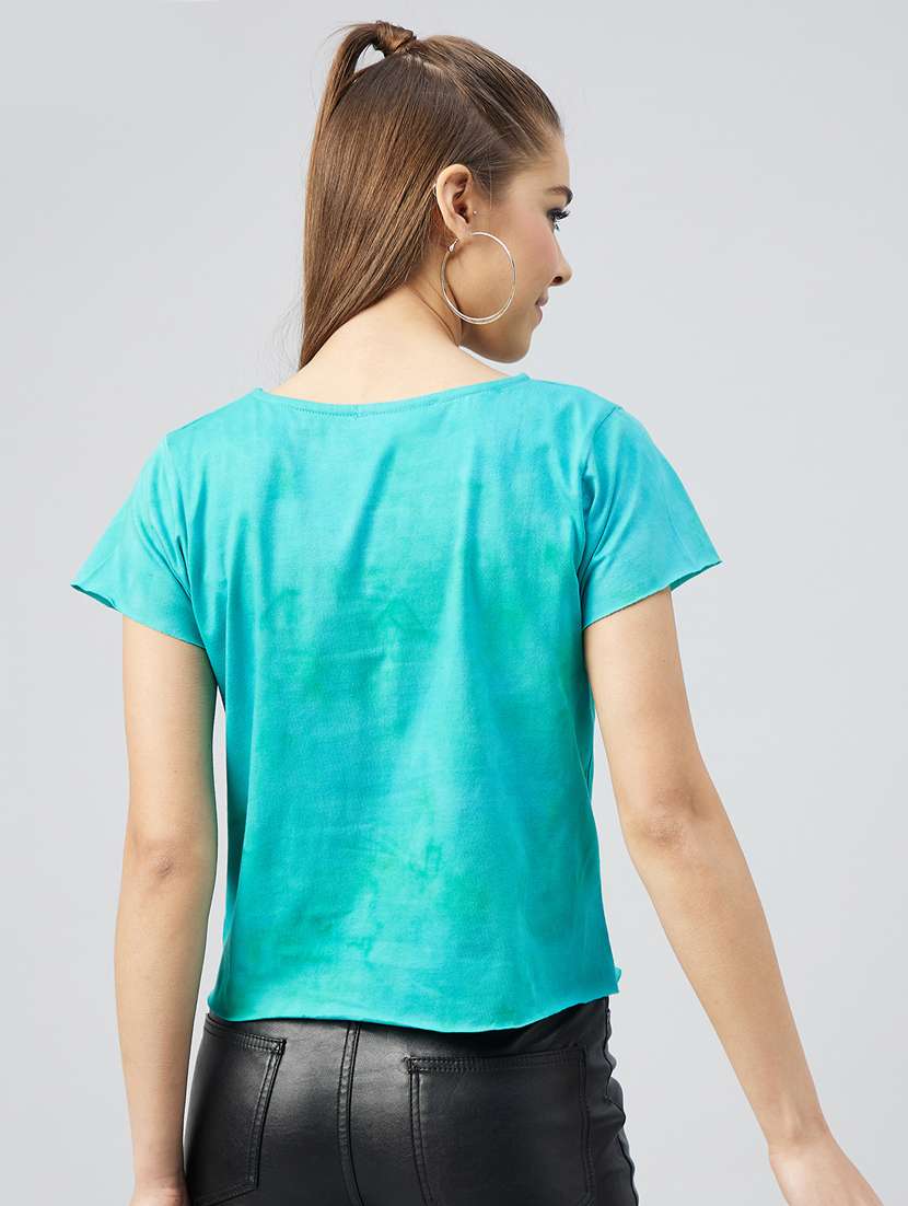 women's all over print v neck t-shirt - 18226875 -  Standard Image - 3