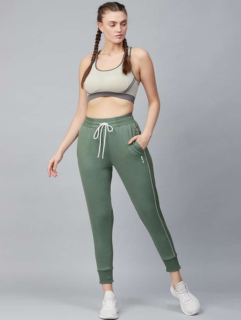 mid rise solid jogger - 18227057 - Standard Image - 3