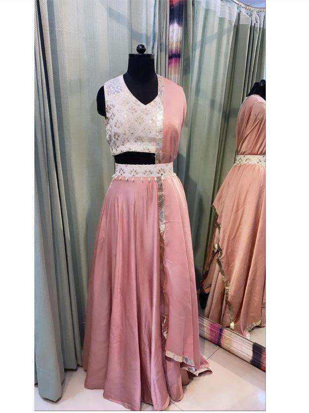 lehenga for women with colour white - 18227308 - Zoom Image - 0