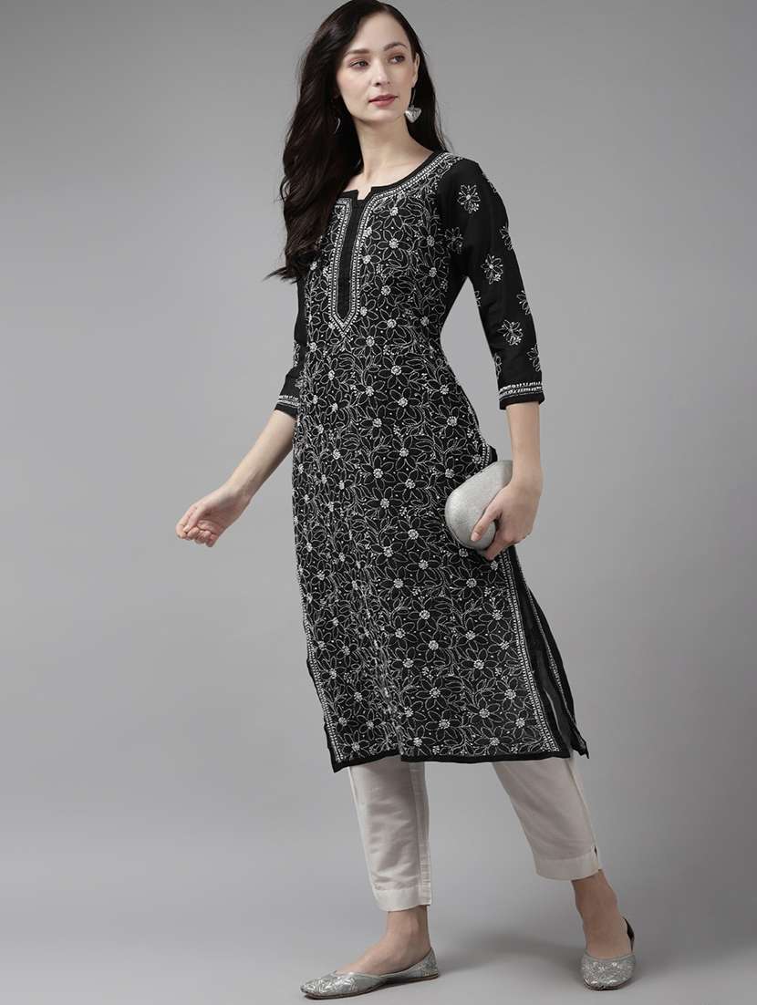 women's straight kurta - 18227469 -  Standard Image - 3