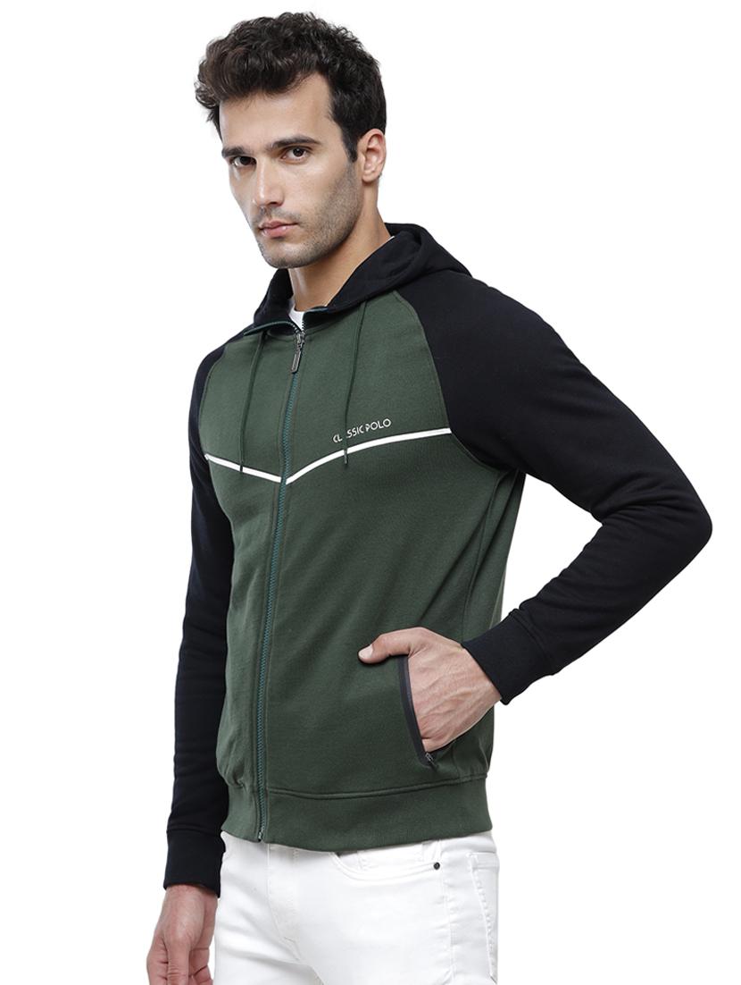 mens color block sweatshirt - 18228936 - Zoom Image - 0