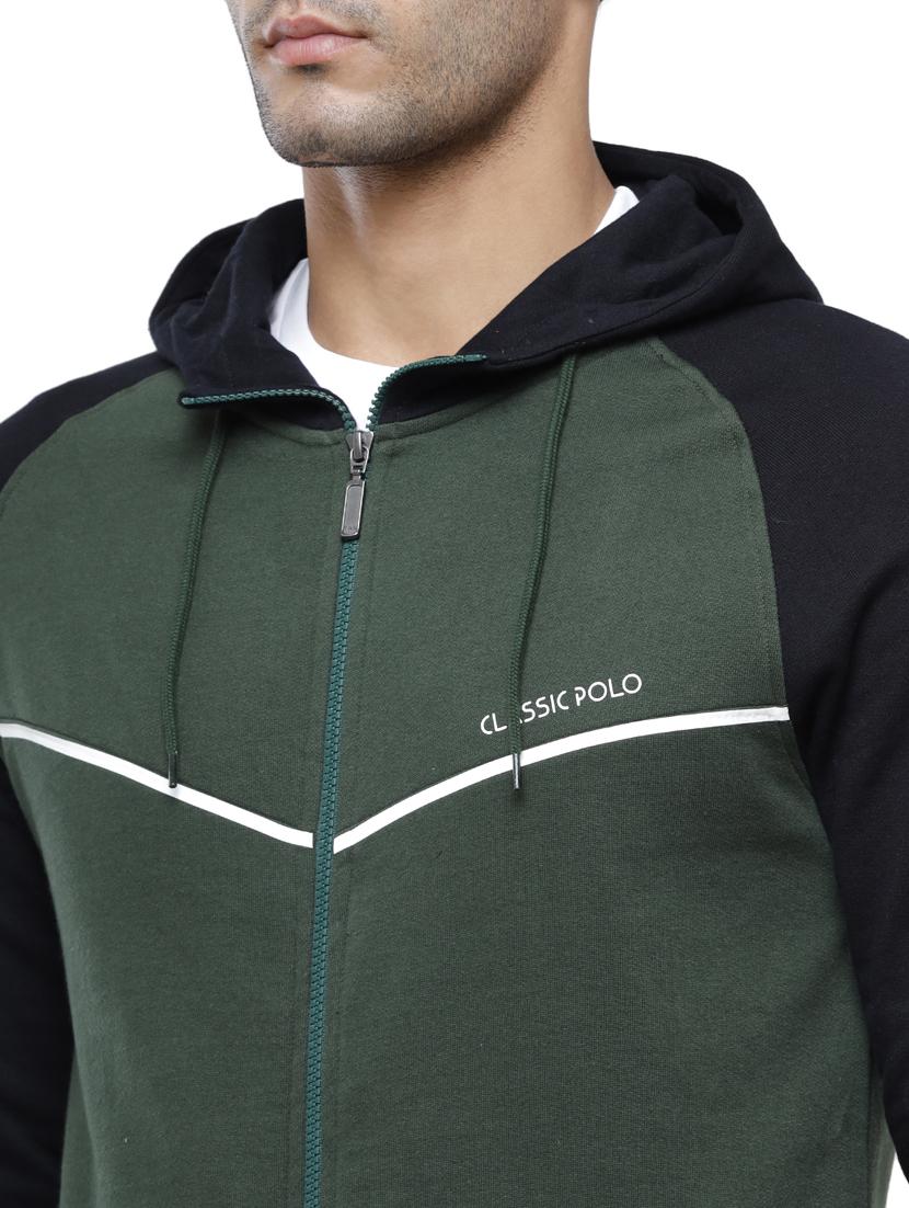 mens color block sweatshirt - 18228936 - Standard Image - 3