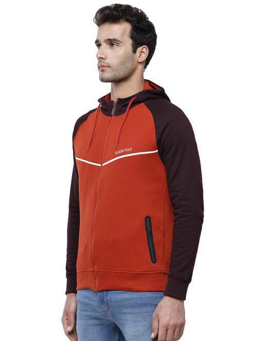 mens color block sweatshirt - 18228943 - Standard Image - 0