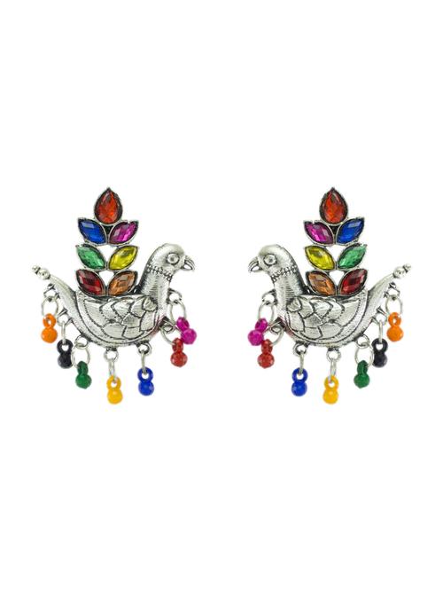multi colored metal studs earring - 18228981 -  Standard Image - 0