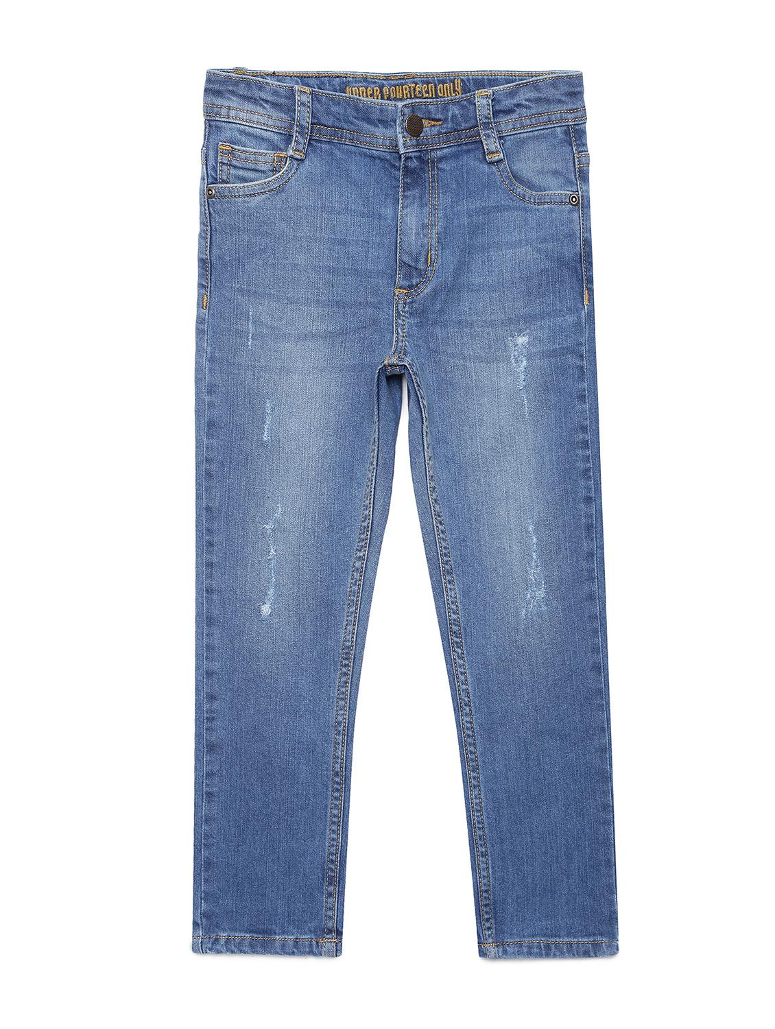 boy's distress slim fit jeans