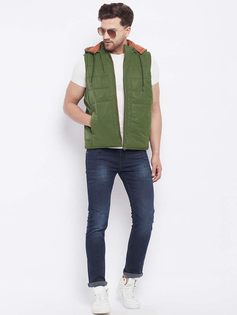 green reversible quilted jacket - 18229912 -  Standard Image - 3