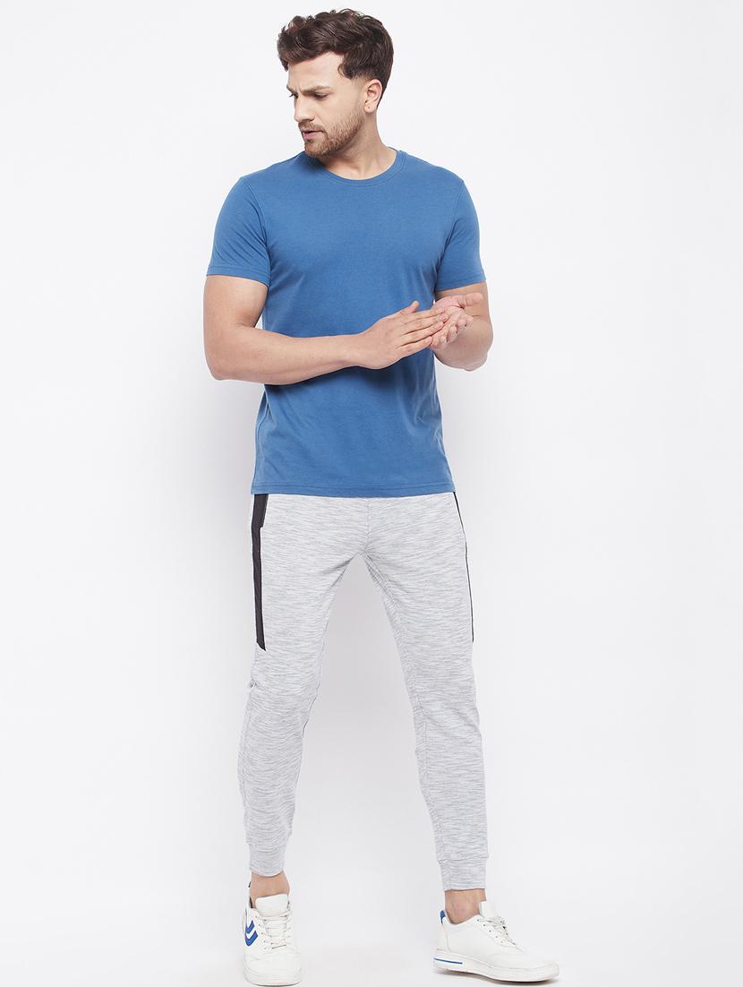 grey melange track pant - 18230265 - Standard Image - 3