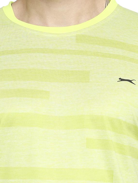 neon-green chest-printed t-shirt - 18230413 - Standard Image - 3