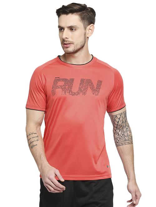 pink chest-printed t-shirt - 18230417 - Standard Image - 0