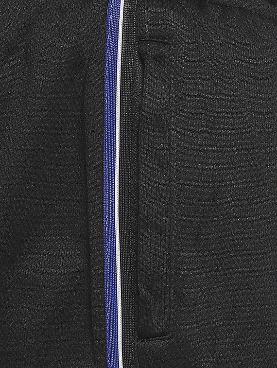 black solid track pant - 18230422 - Standard Image - 3