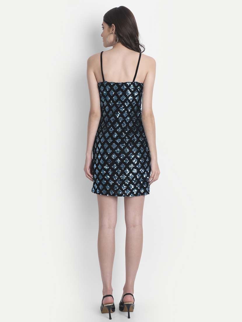 women's bodycon self design dress - 18230832 -  Standard Image - 3