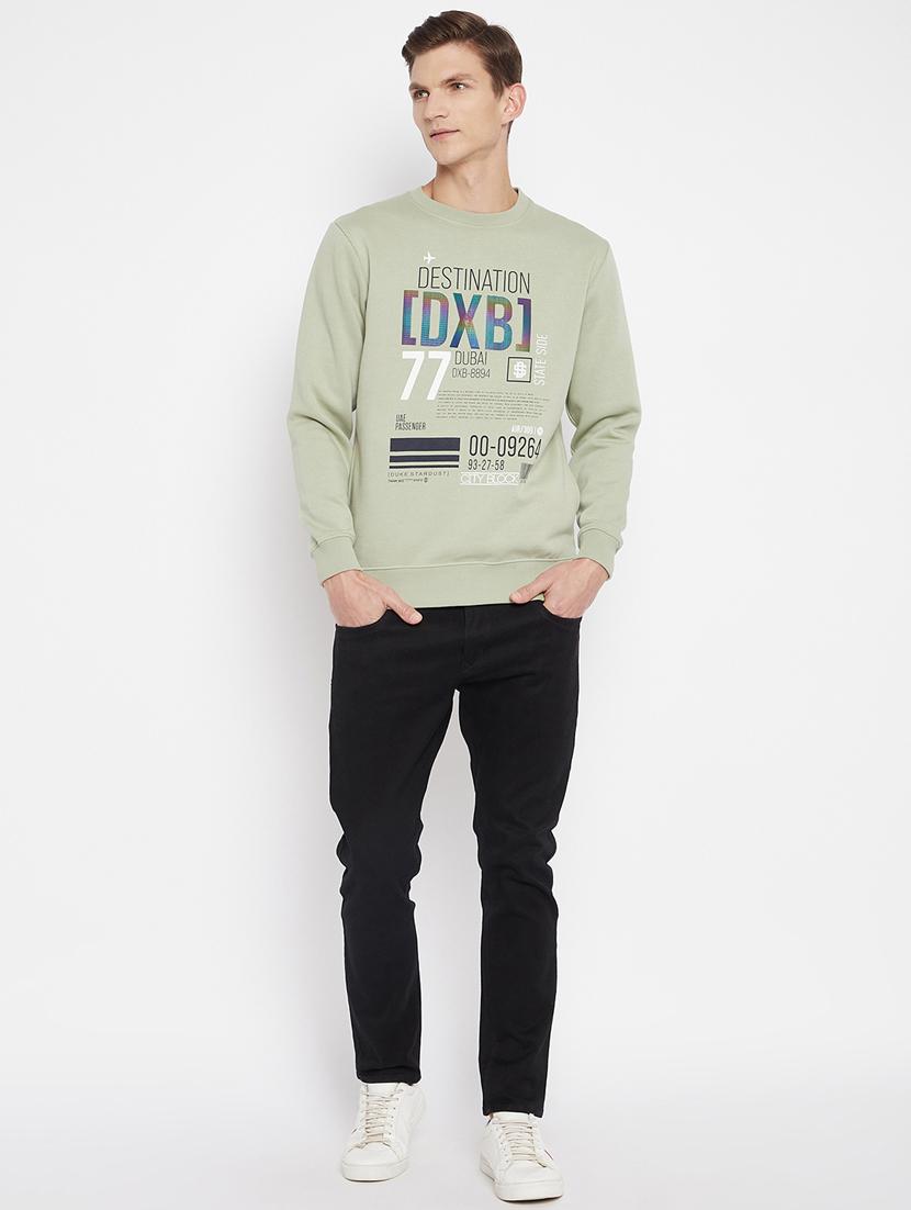 green front-printed sweatshirt - 18230950 - Standard Image - 3