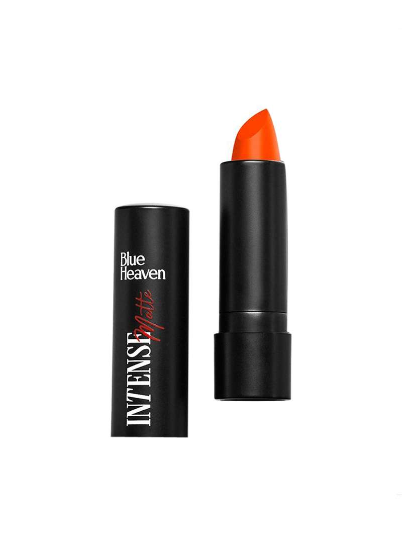 blue heaven intense matte lipstick - orange aura 302 (pack of 3)