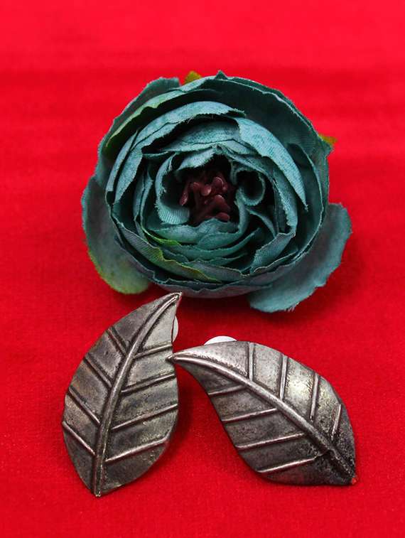 Silver Brass Drop Earring