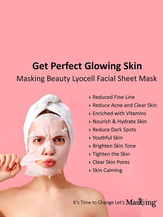 masking beauty facial sheet mask litchi 20ml each (pack of 3) - 18234498 - Standard Image - 3