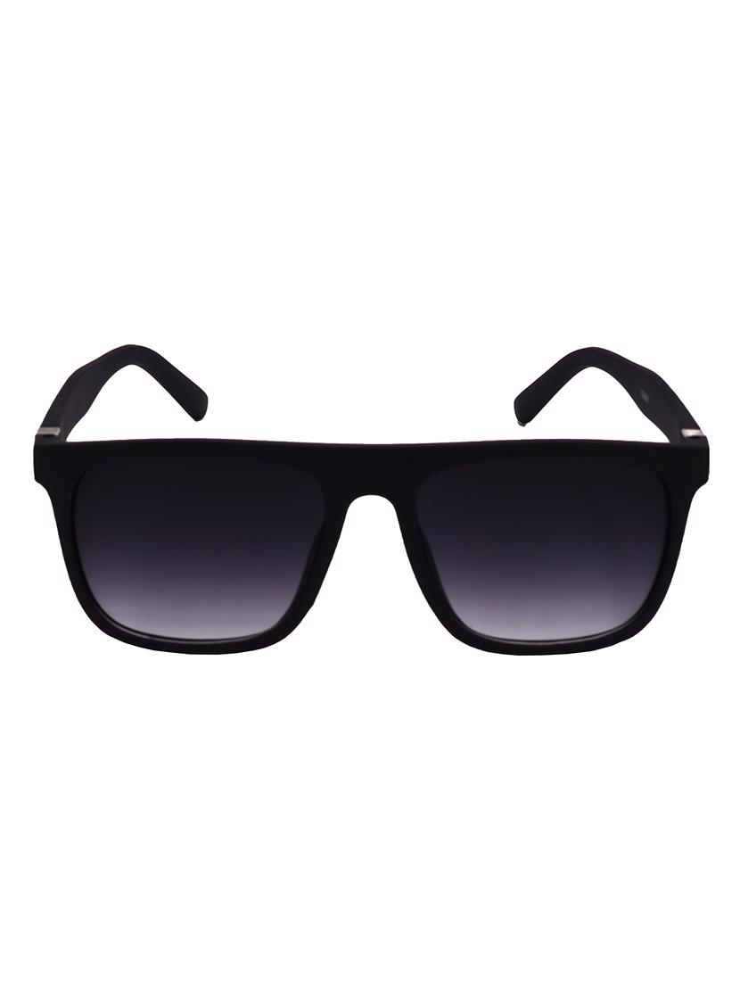 hrinkar men women boys & girls rectangular &  sunglasses black frame, black lens (medium) - 18238993 -  Zoom Image - 0