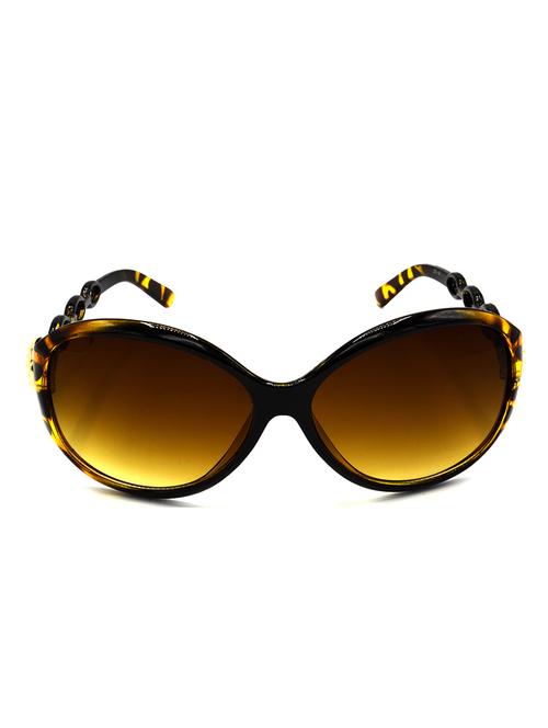 hrinkar men women boys & girls round & sunglasses black frame, grey lens (medium) - 18239050 - Standard Image - 0