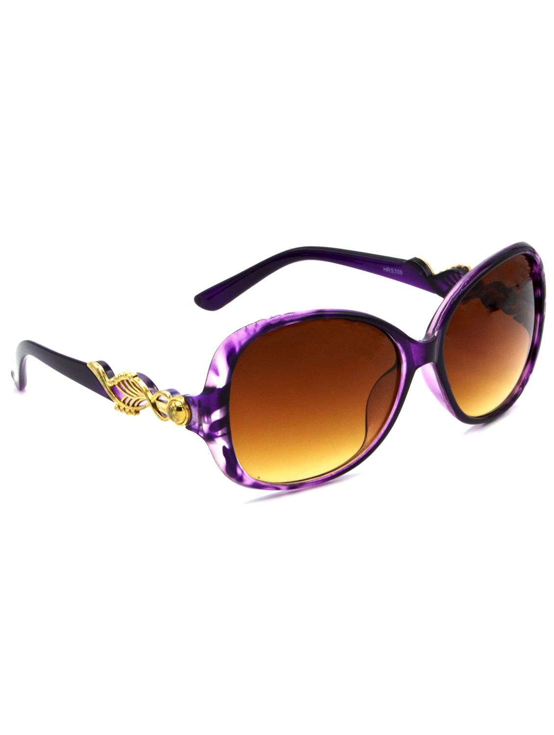 hrinkar men women boys & girls over-sized &  sunglasses brown frame, brown lens (medium) - 18239126 -  Zoom Image - 0