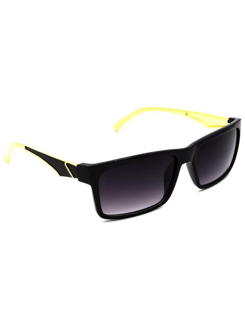 hrinkar men women boys & girls rectangular &  sunglasses golden frame, grey lens (medium) - 18239140 -  Standard Image - 0