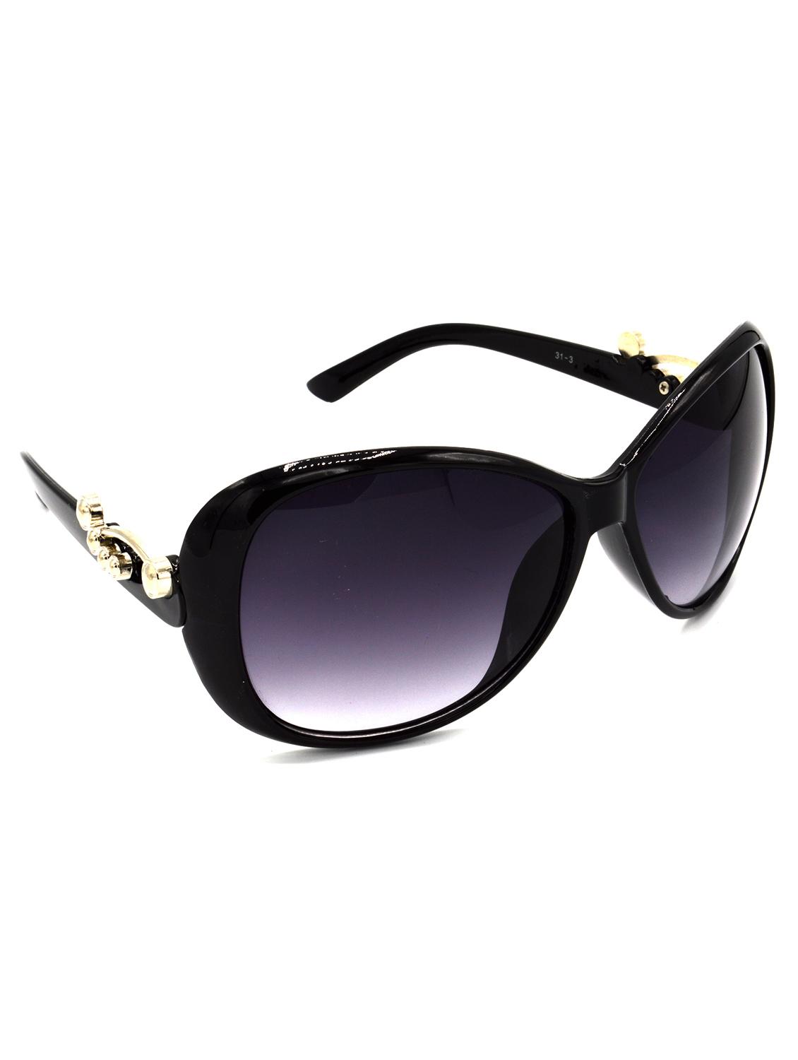 hrinkar men women boys & girls aviator & sunglasses black frame, blue lens (medium) - 18239142 - Zoom Image - 0