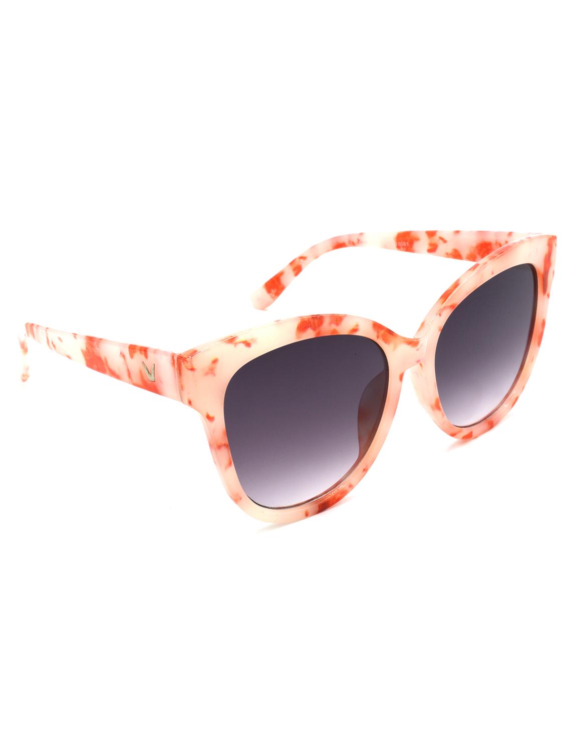 hrinkar men women boys & girls round &  sunglasses white frame, blue lens (medium) - 18239146 -  Zoom Image - 0