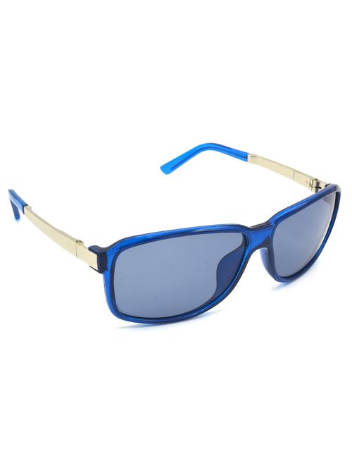hrinkar men women boys & girls rectangular &  sunglasses silver frame, grey lens (medium) - 18239189 -  Standard Image - 0