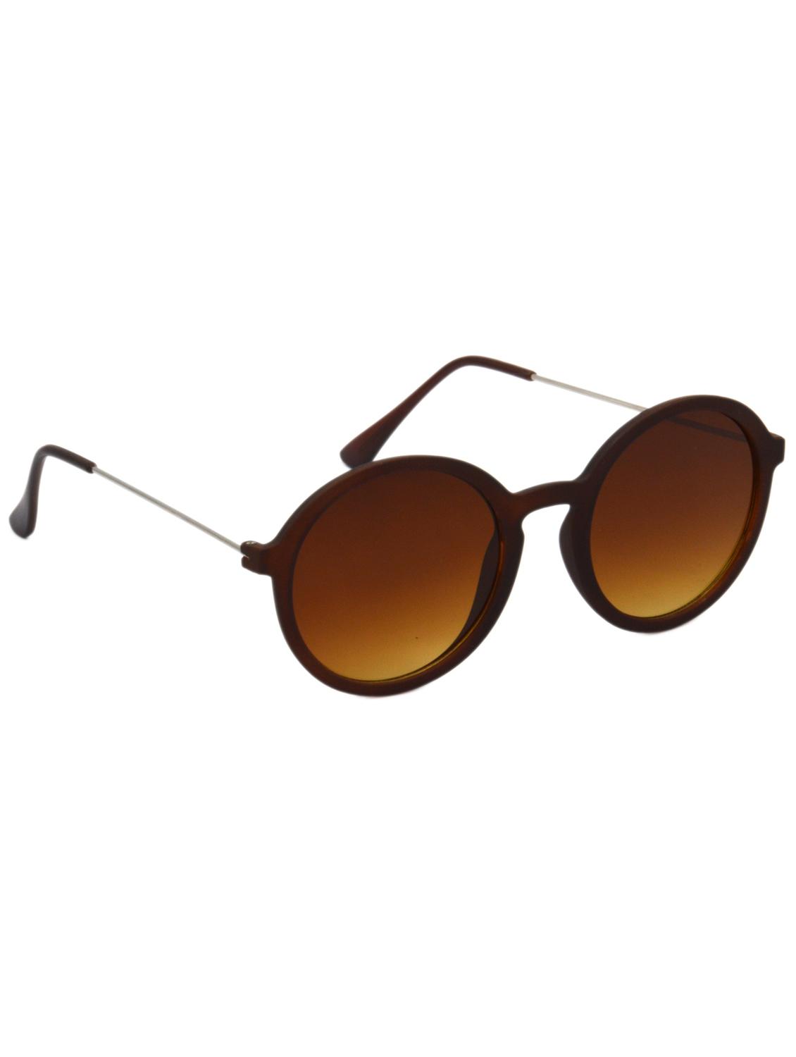 hrinkar men women boys & girls oval & sunglasses black frame, grey lens (medium) - 18239208 - Zoom Image - 0
