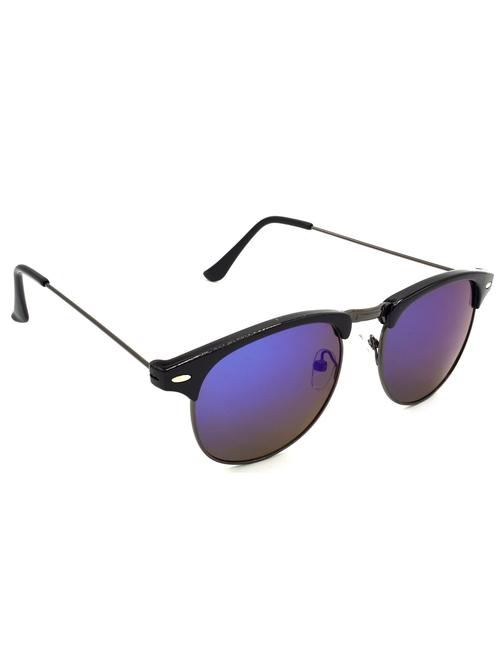 hrinkar men women boys & girls clubmaster & sunglasses grey frame, grey lens (medium) - 18239209 - Standard Image - 0