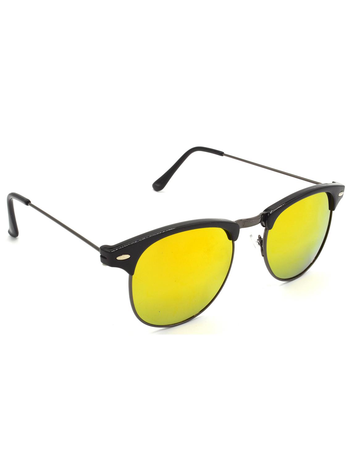 hrinkar men women boys & girls clubmaster &  sunglasses grey frame, grey lens (medium) - 18239211 -  Zoom Image - 0
