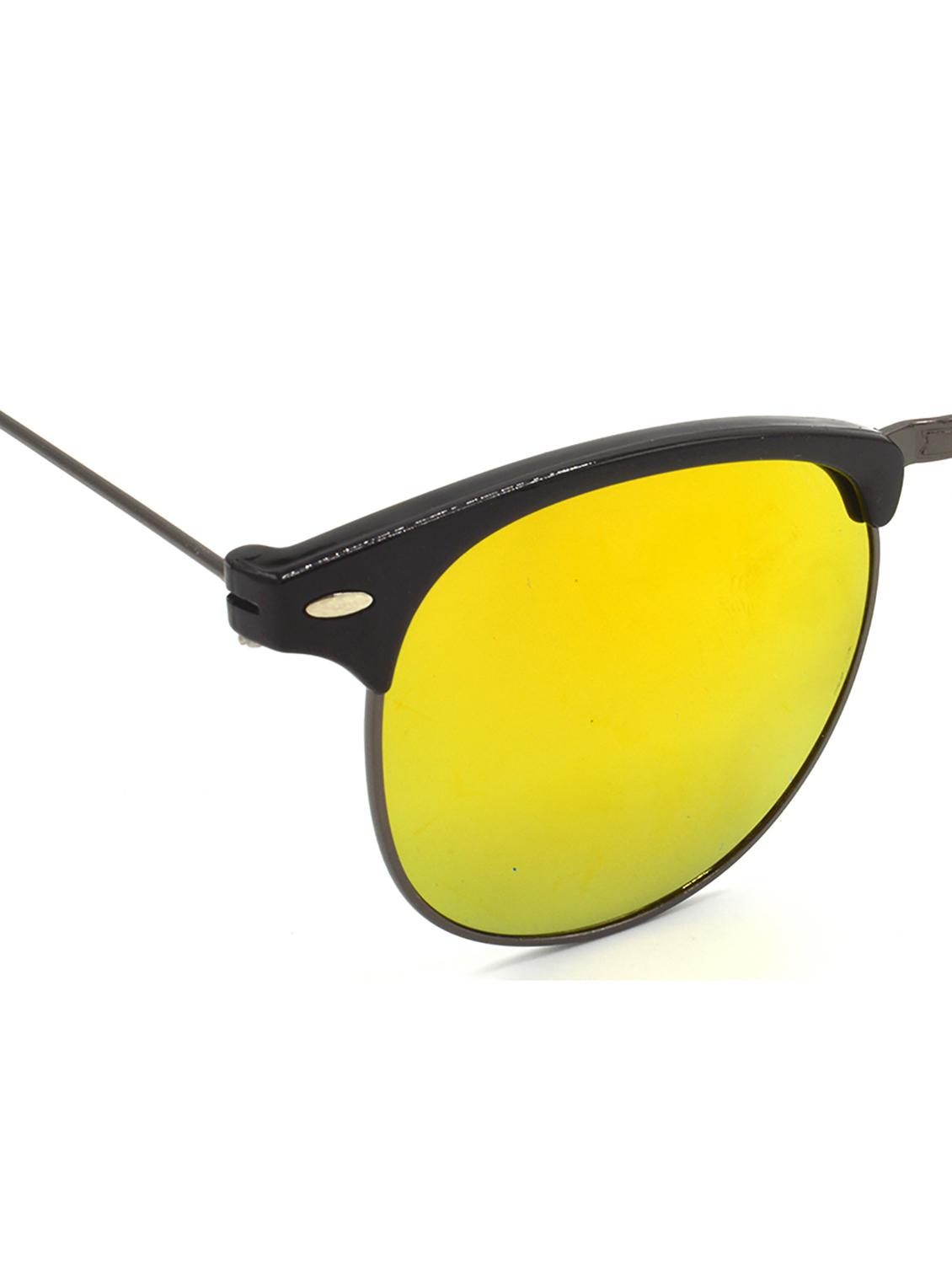 hrinkar men women boys & girls clubmaster & sunglasses grey frame, grey lens (medium) - 18239211 - Standard Image - 3