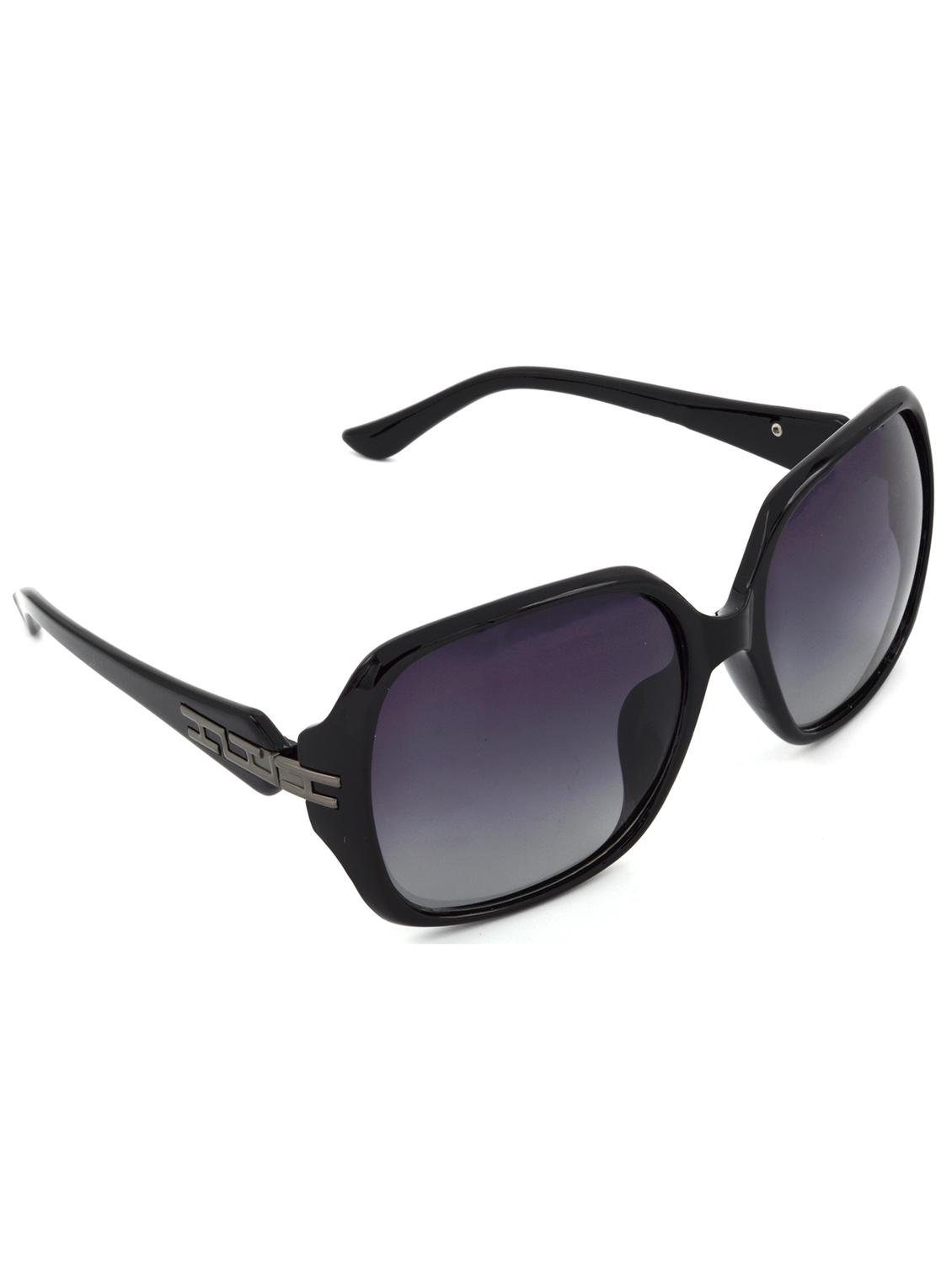hrinkar men women boys & girls rectangular & sunglasses black frame, grey lens (medium) - 18239221 - Zoom Image - 0