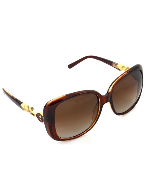 hrinkar men women boys & girls rectangular &  sunglasses black frame, grey lens (medium) - 18239225 -  Standard Image - 0
