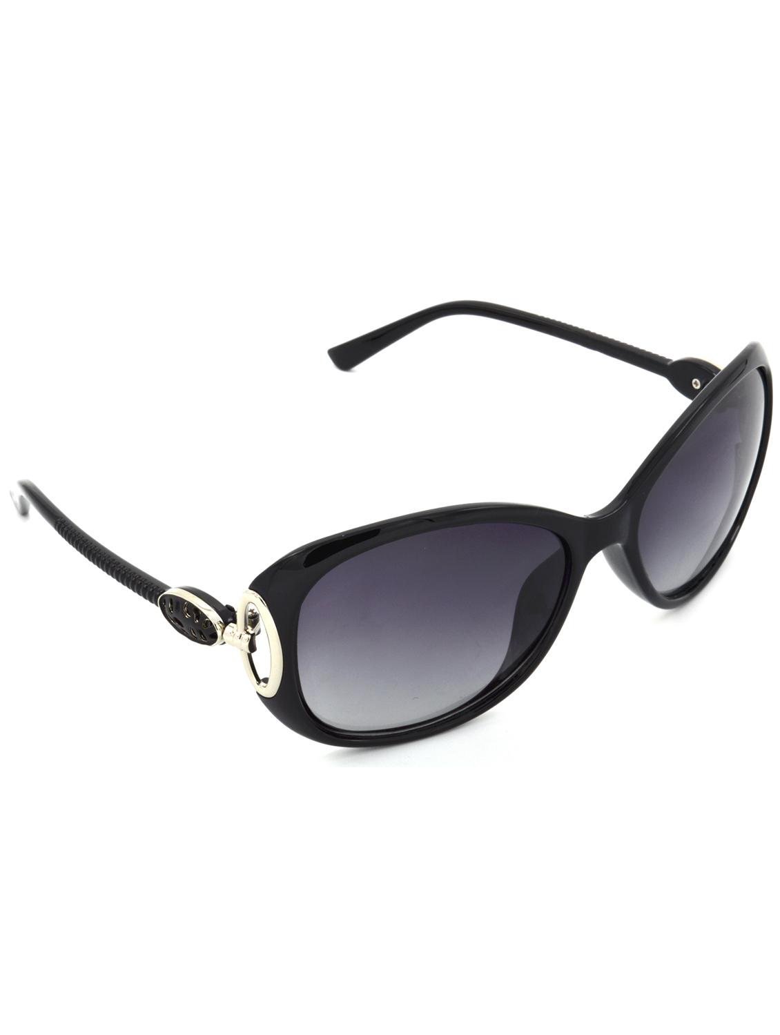 hrinkar men women boys & girls rectangular & sunglasses black frame, grey lens (medium) - 18239227 - Zoom Image - 0