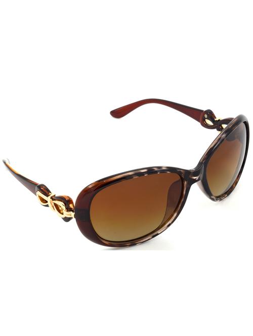 hrinkar men women boys & girls rectangular &  sunglasses golden frame, brown lens (medium) - 18239235 -  Standard Image - 0