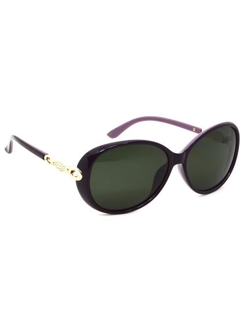 hrinkar men women boys & girls oval & sunglasses multicolor frame, black lens (medium) - 18239246 - Standard Image - 0