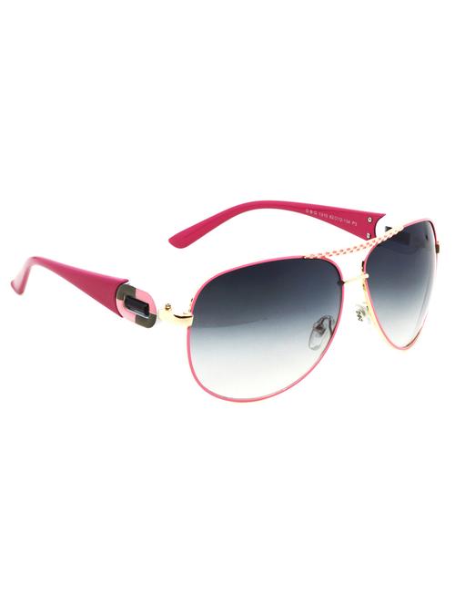 hrinkar men women boys & girls aviator &  sunglasses multicolor frame, black lens (medium) - 18239253 -  Standard Image - 0