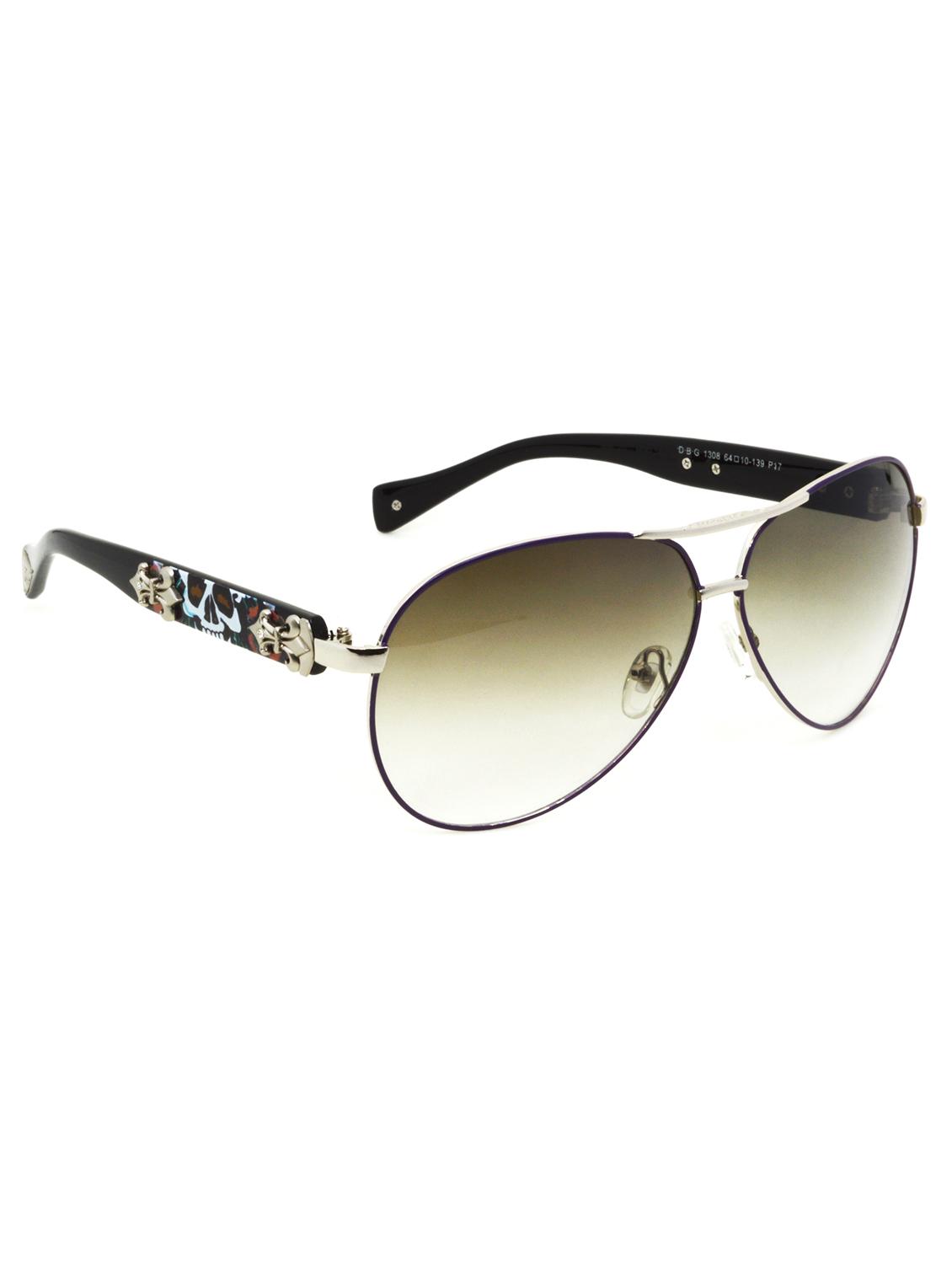 hrinkar men women boys & girls aviator &  sunglasses multicolor frame, brown lens (medium) - 18239270 -  Zoom Image - 0